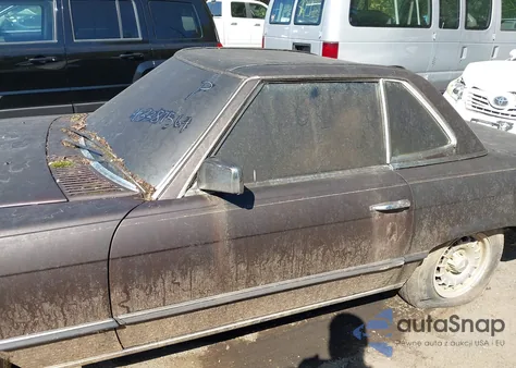 1985 Mercedes-Benz 380 Sl z USA, uszkodzony, nr VIN WDBBA45C4FA021578